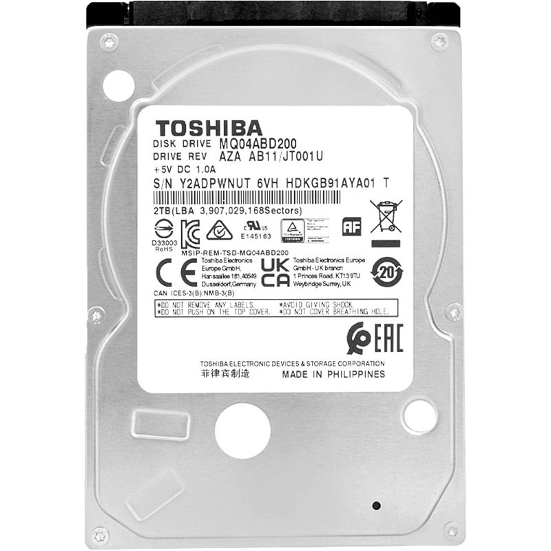 Жесткий диск Toshiba 2Tb (MQ04ABD200)