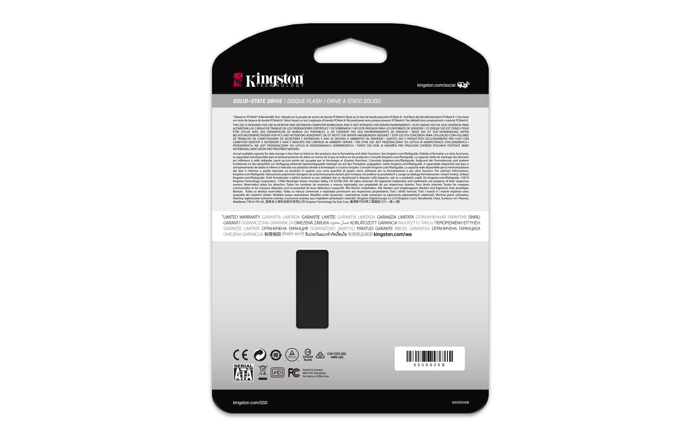 Твердотельный накопитель Kingston KC600 SKC600/2048G