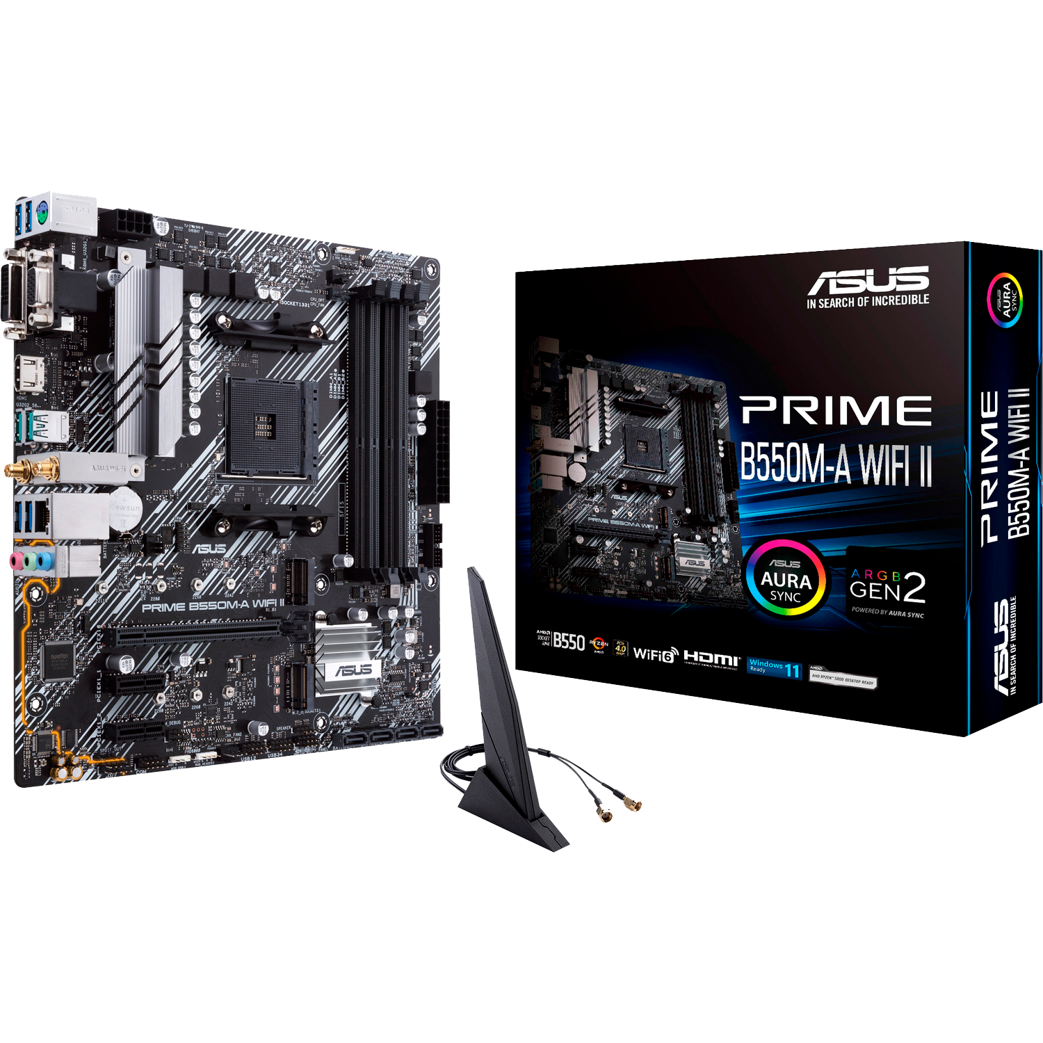 Материнская плата ASUS PRIME B550M-A WIFI II (90MB19X0-M0EAY0)