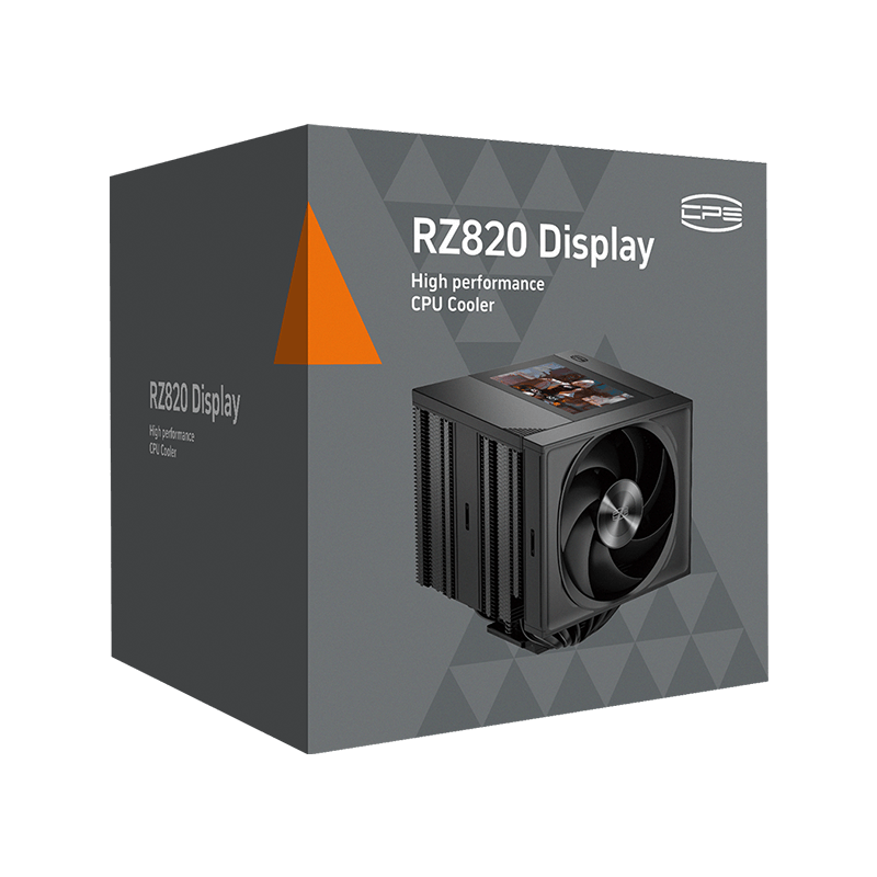 Кулер для процессора PCCooler CPU Cooler RZ820 Display BK BLACK