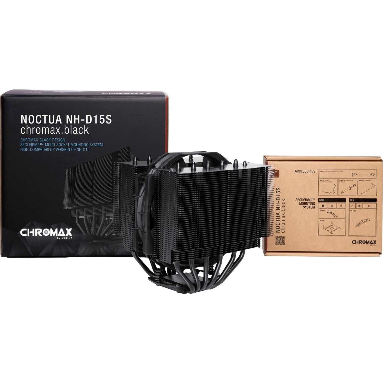 Кулер для процессора Noctua NH-D15S chromax.black