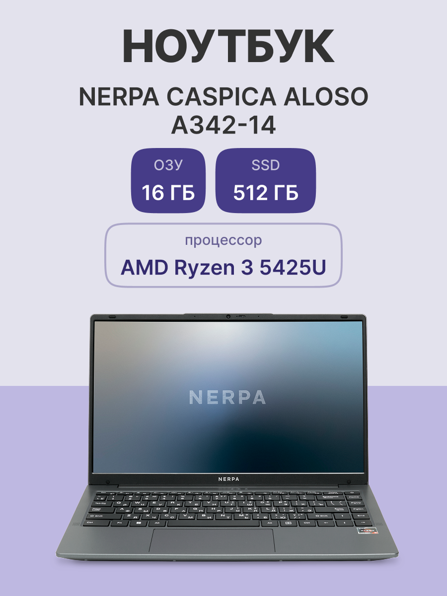 Ноутбук Nerpa Caspica A342 (A342-14BB165200G)